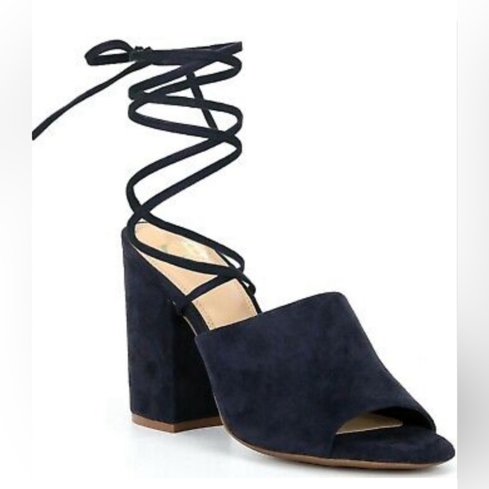 NEW, GIANNI BINI, Kat Kall, Ankle Wrap Block Heel Mule. - Picture 2 of 9